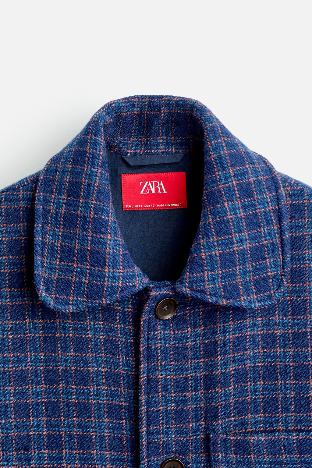 CHECK JACKET X HARRY LAMBERT - Zara фото 10