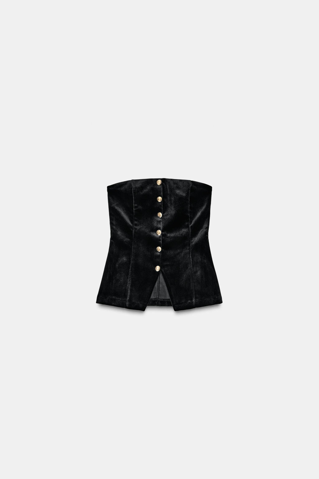 VELVET BANDEAU TOP - Zara фото 6