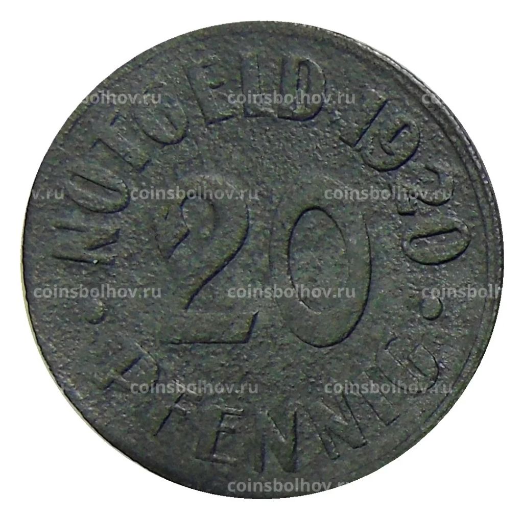 20 пфеннигов 1920 года Германия  Нотгельд  Кассель