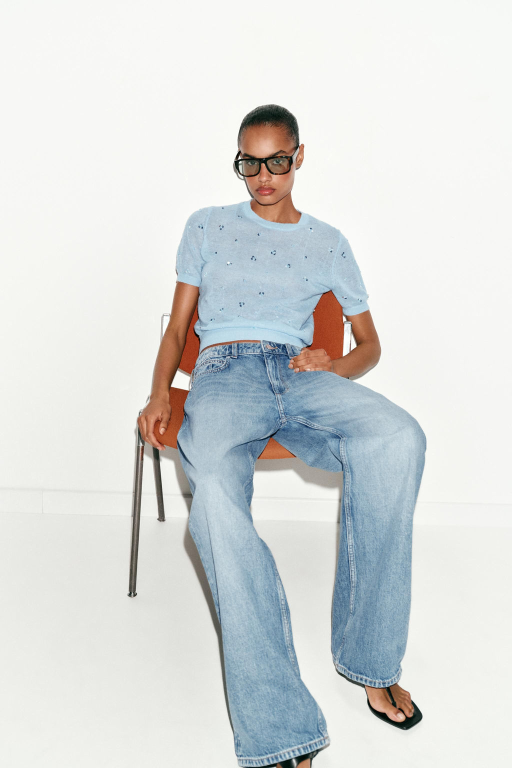 / Azul pastel - Zara фото 6