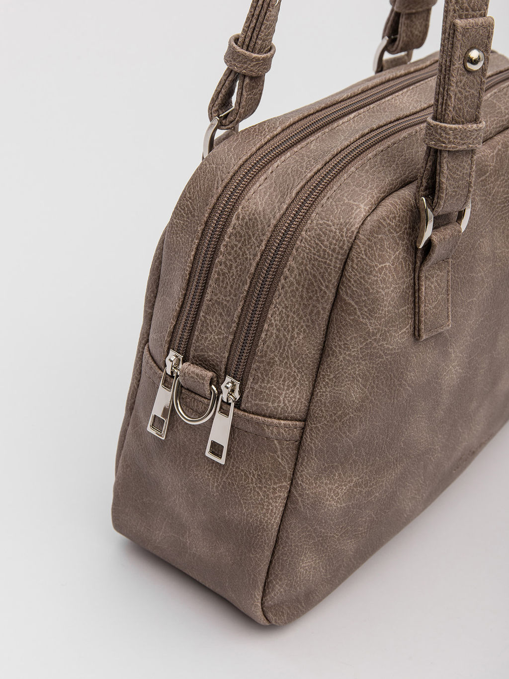 Серо-коричневая сумка классическая S.Lavia  фото 15