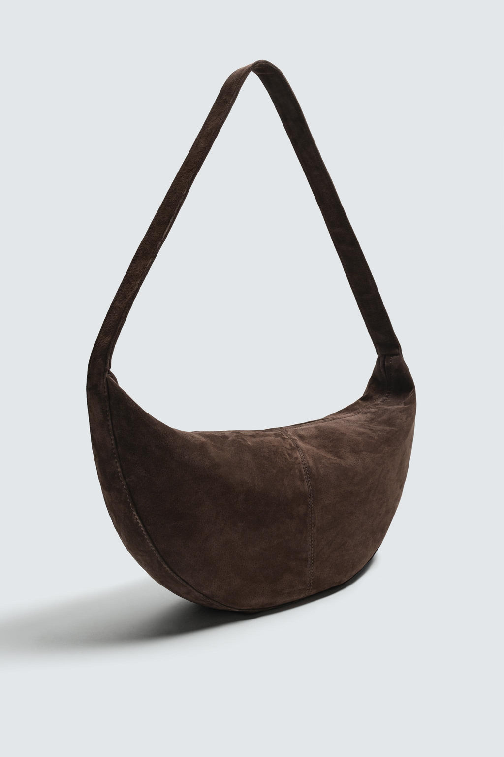 BOLSO HOMBRO PIEL / Marr?n - Zara фото 4
