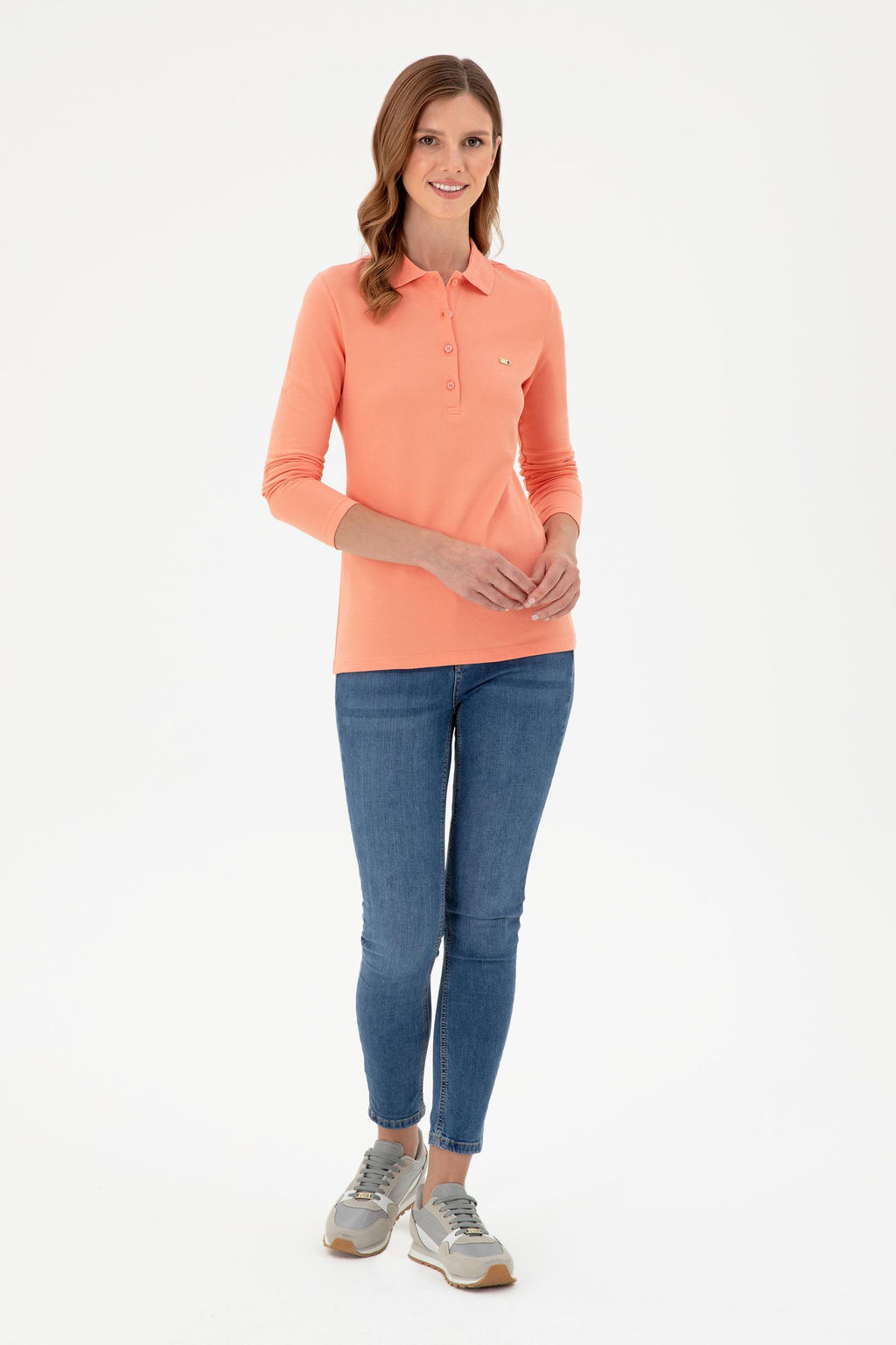 Женский базовый свитшот Salmon Неожиданная скидка в корзине - U.s. polo assn фото 4