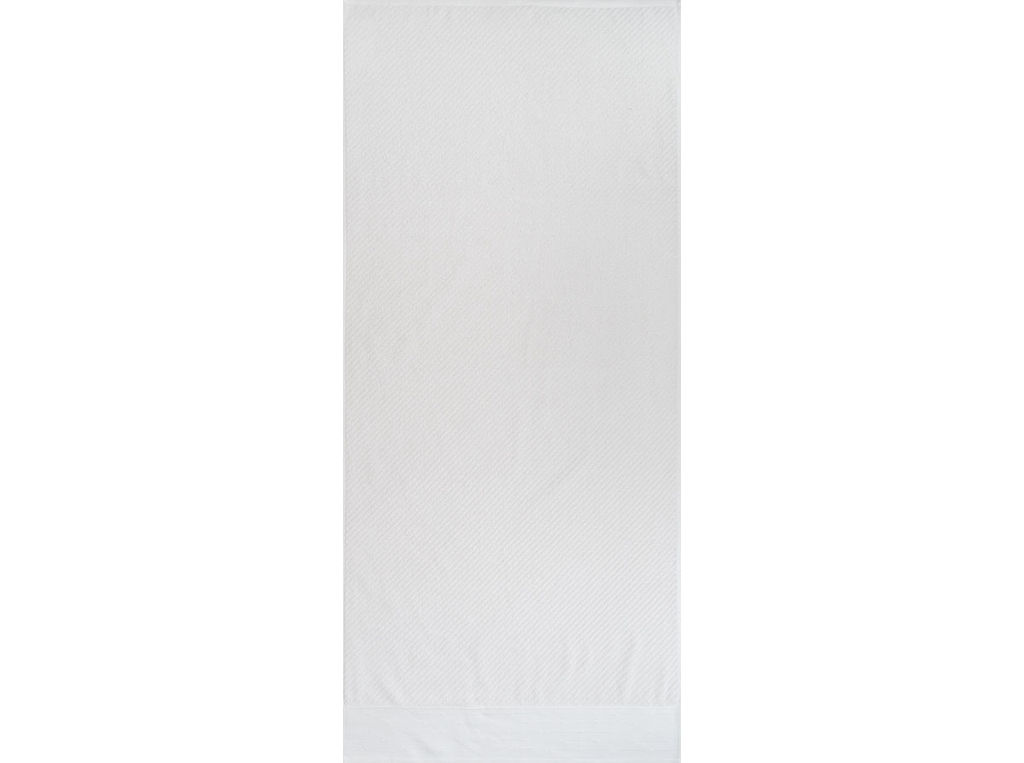 6с102.411ж1 Штрихи (1-белый шепот) Полотенце махровое 67х150см