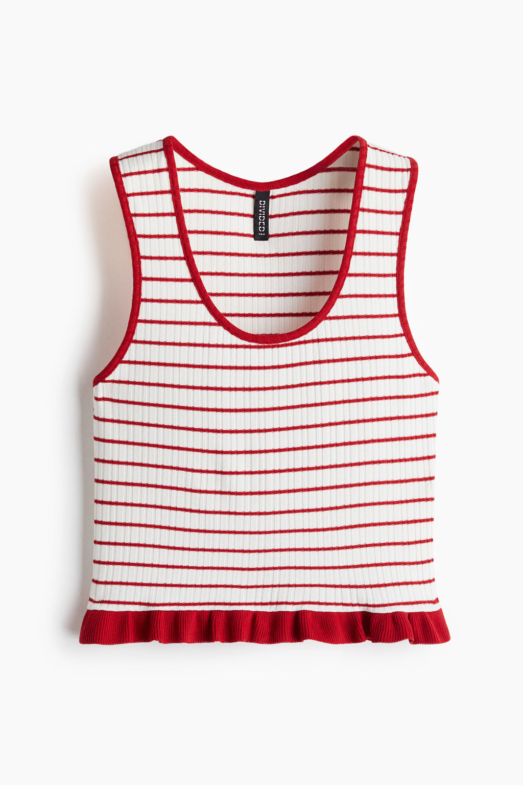 Top con ribete de volantes - H&m фото 2