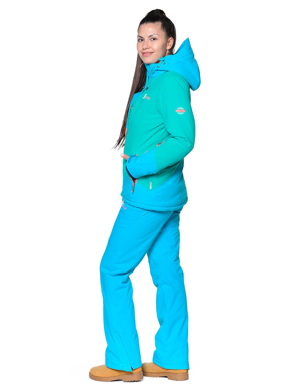 Костюм B-8777 Джинсовый - Snow headquarter фото 22