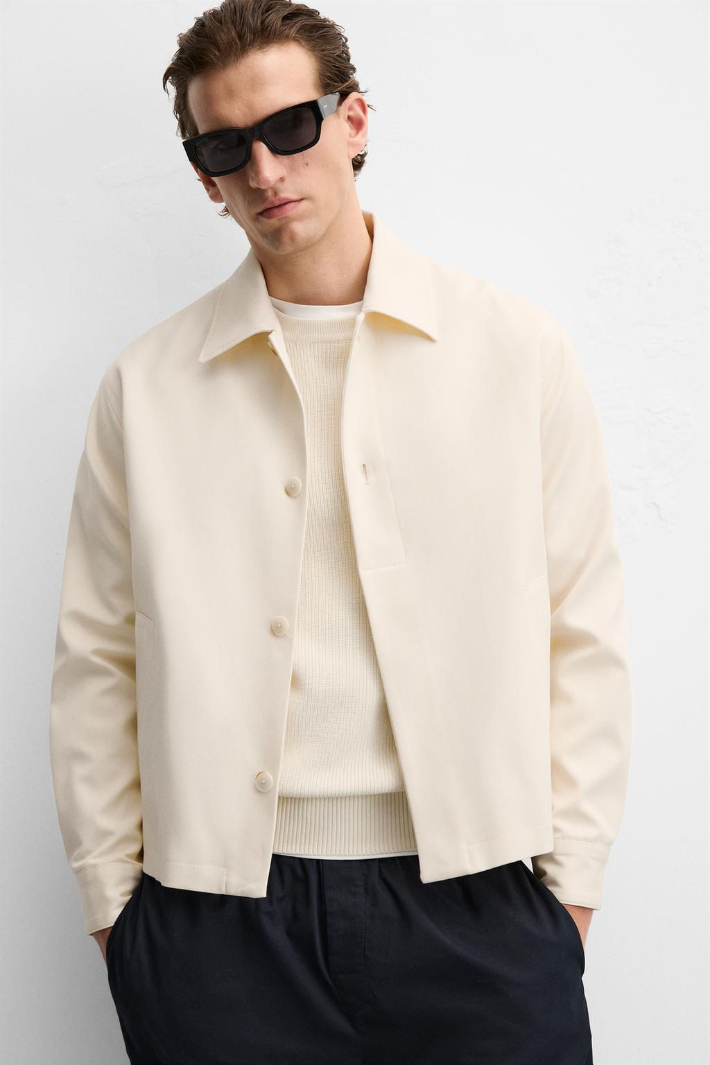 OVERSHIRT WITH POCKETS - Zara фото 5