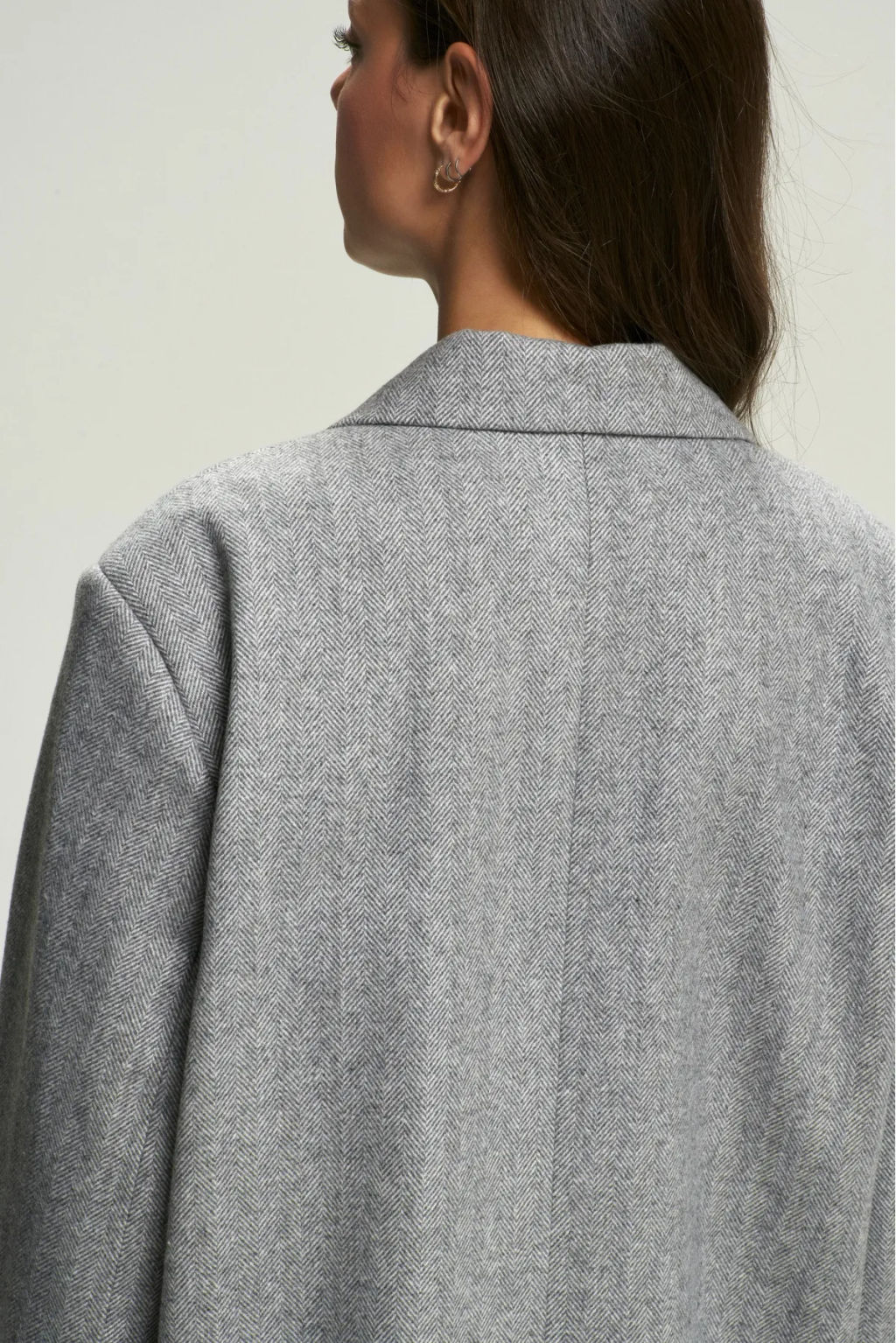 Пальто-жакет "Ёлочка" Grey