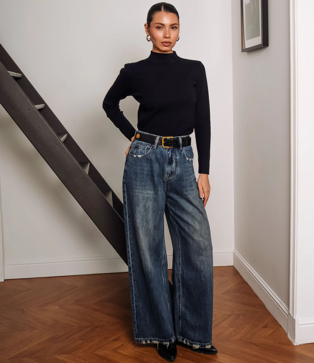 Джинсы #КТ88170, синий