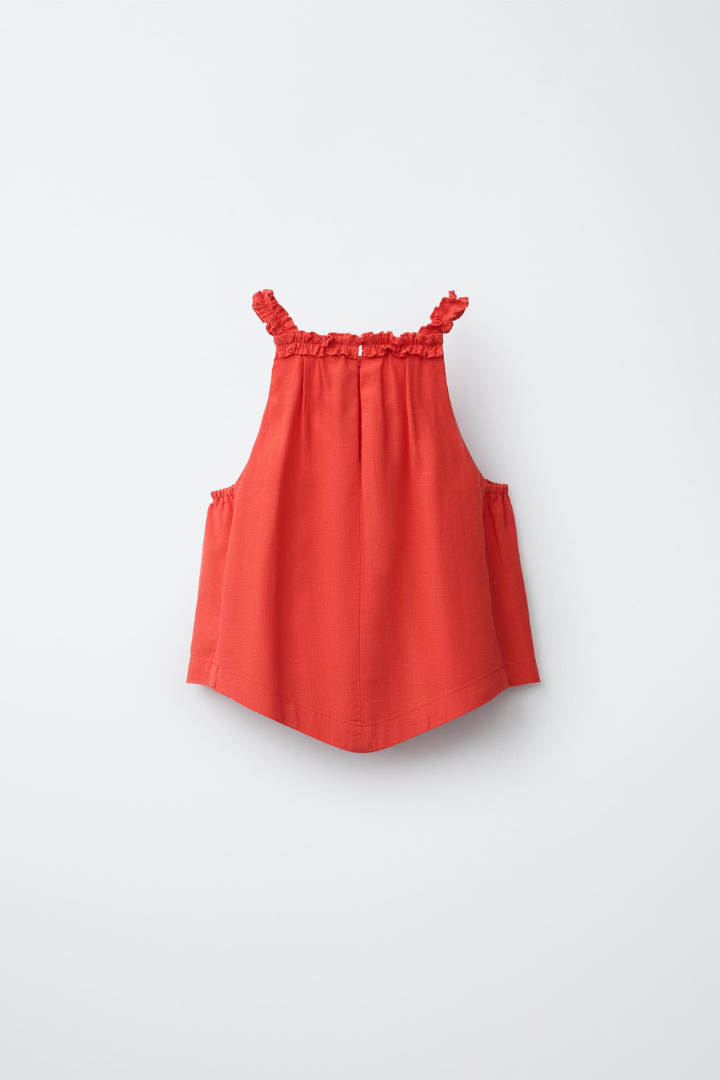 TOP HALTER CON LINO / Rojo - Zara фото 2