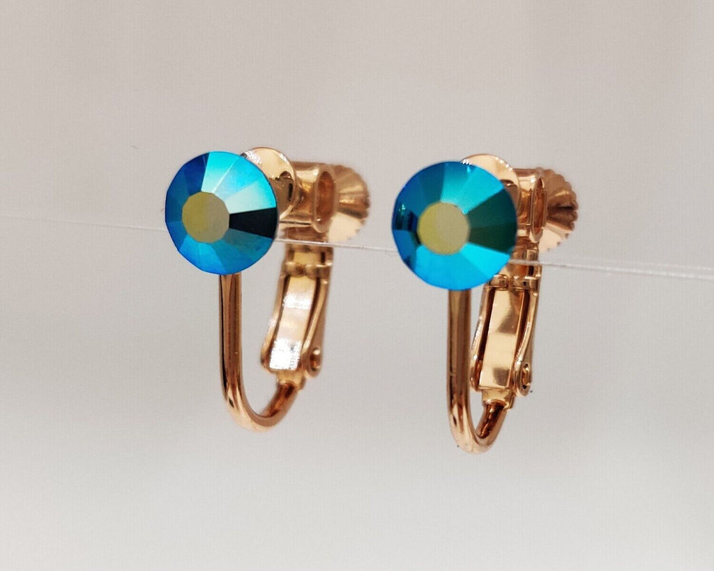 Серьги с кристаллами Swarovski