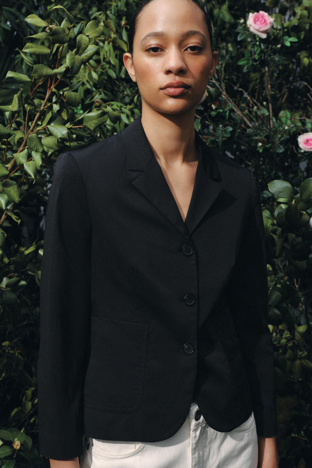 BLAZER BOLSILLOS ZW COLLECTION / Negro