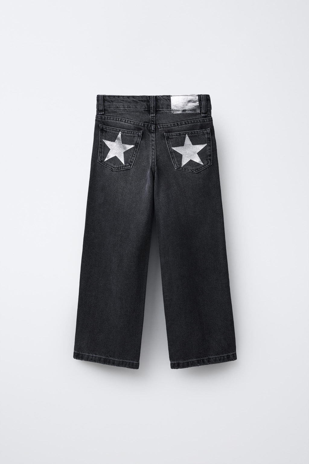 WIDE-LEG JEANS WITH STARS - Zara фото 2
