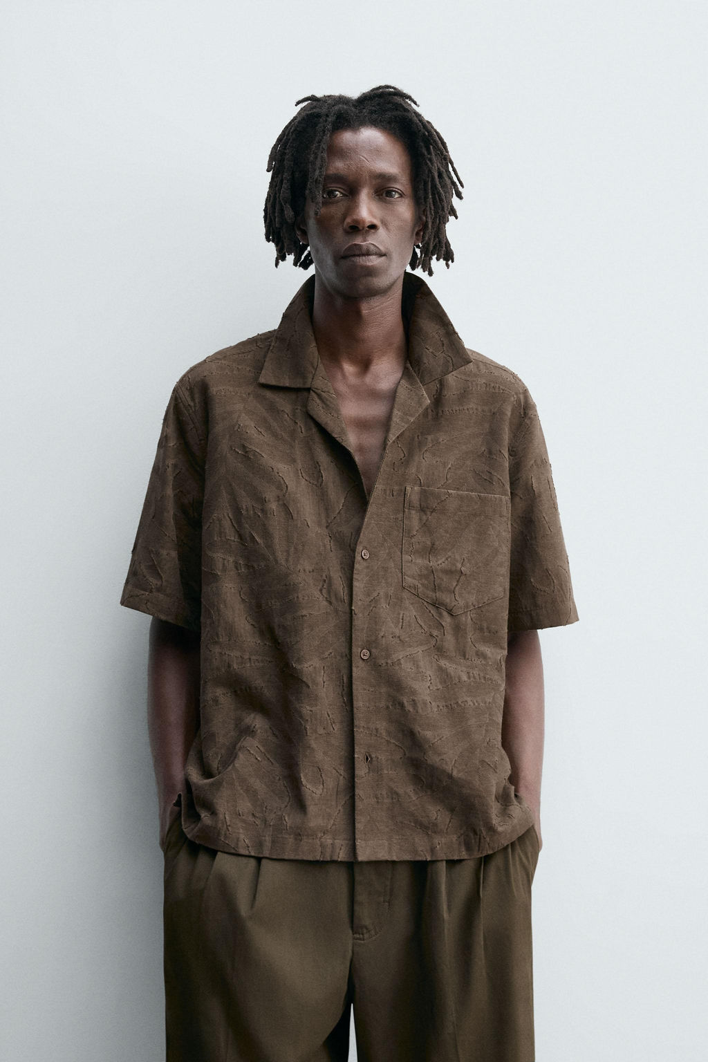 FLORAL JACQUARD SHIRT - Zara фото 2