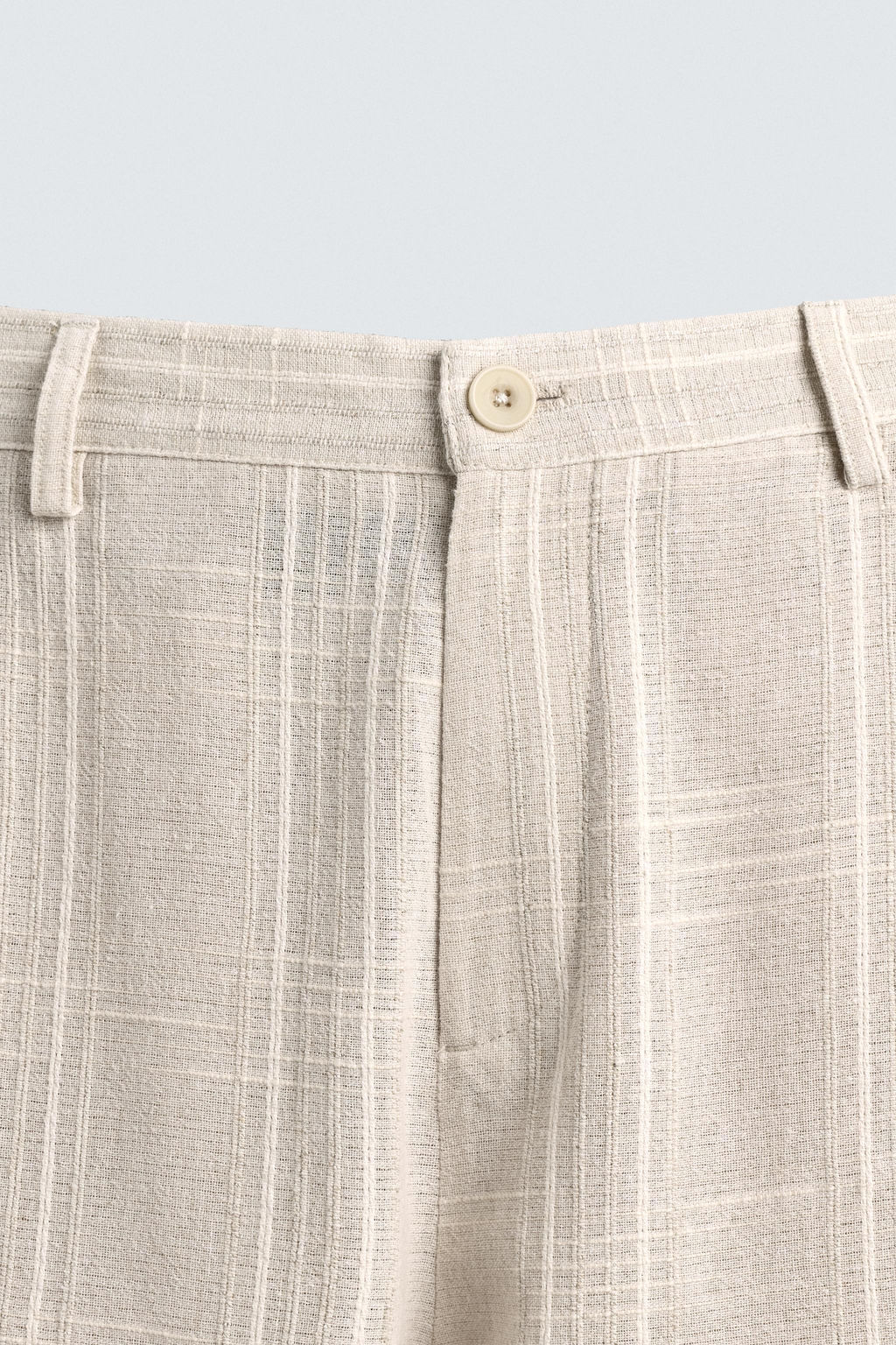 STRIPED REGULAR FIT TROUSERS - Zara фото 8