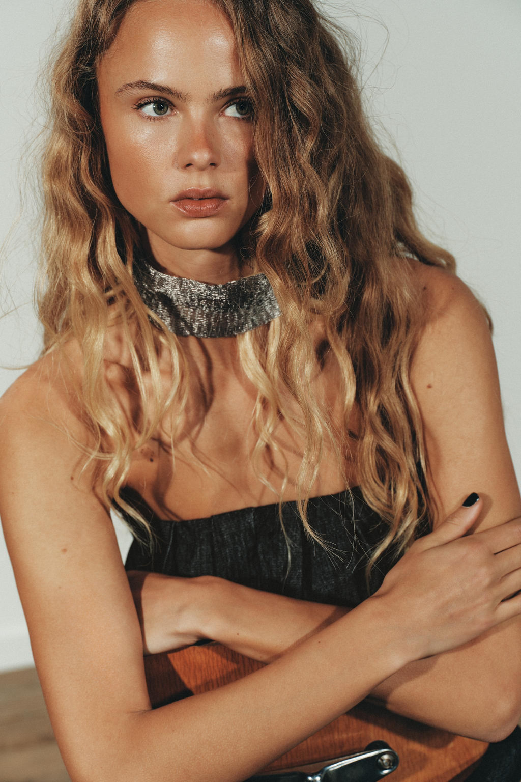 METAL MESH CHOKER NECKLACE - Zara фото 2