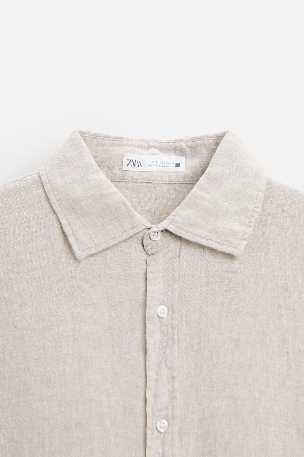 100% LINEN SHIRT - Zara фото 39