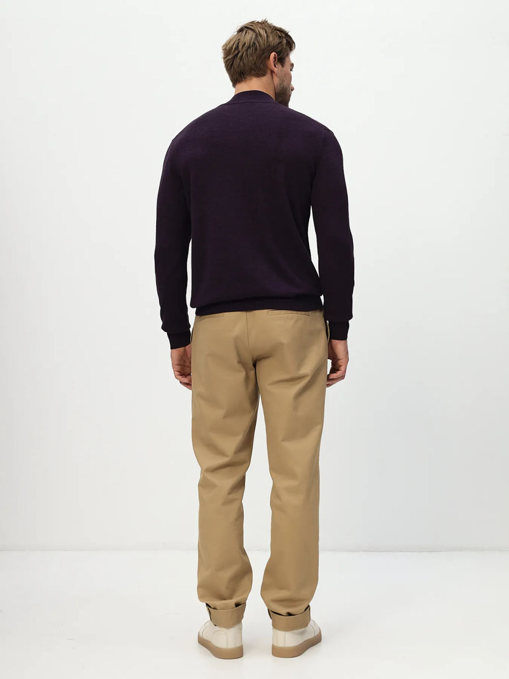 Джемпер мужской GREG G122-CT 180194 (фиолет)  фото 4