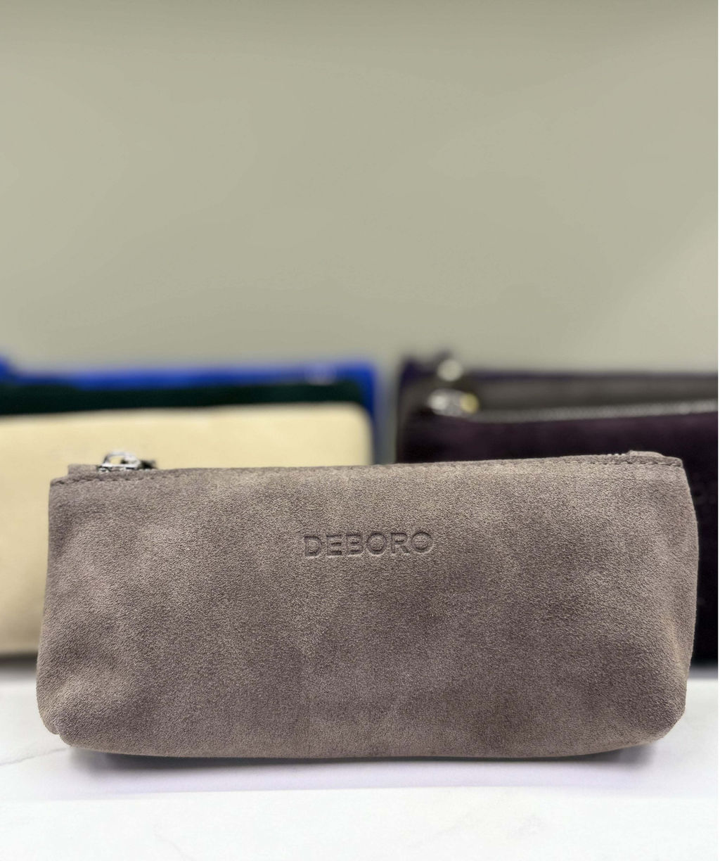 Замшевая косметичка 17-96 в ассортименте