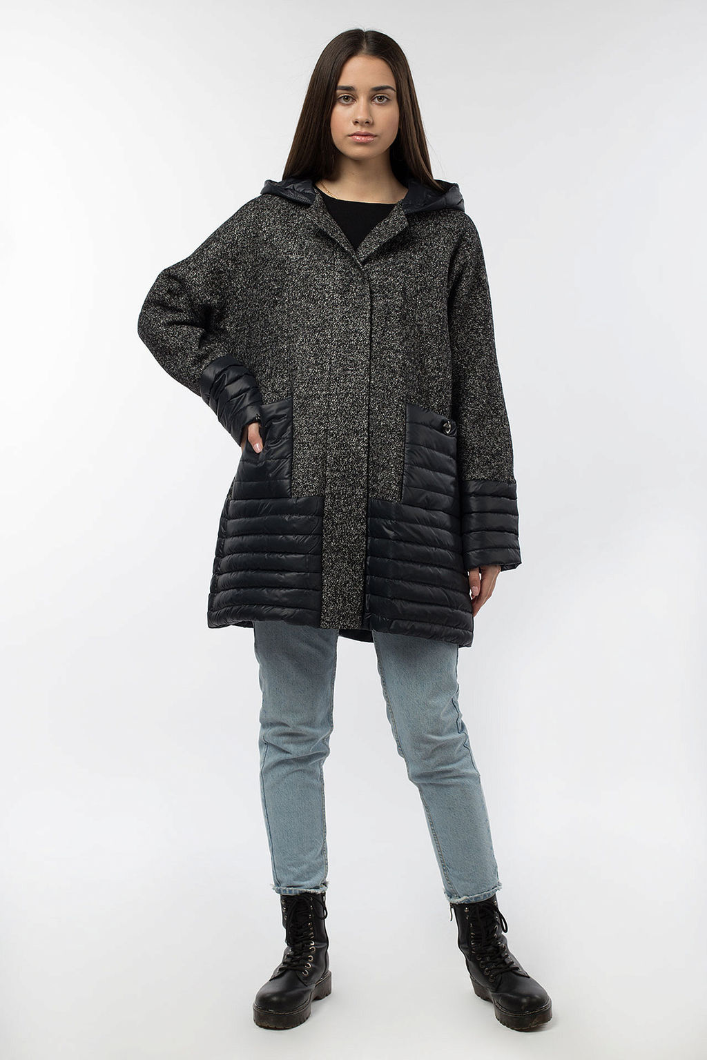 Пальто женское демисезонное - El podio фото 2