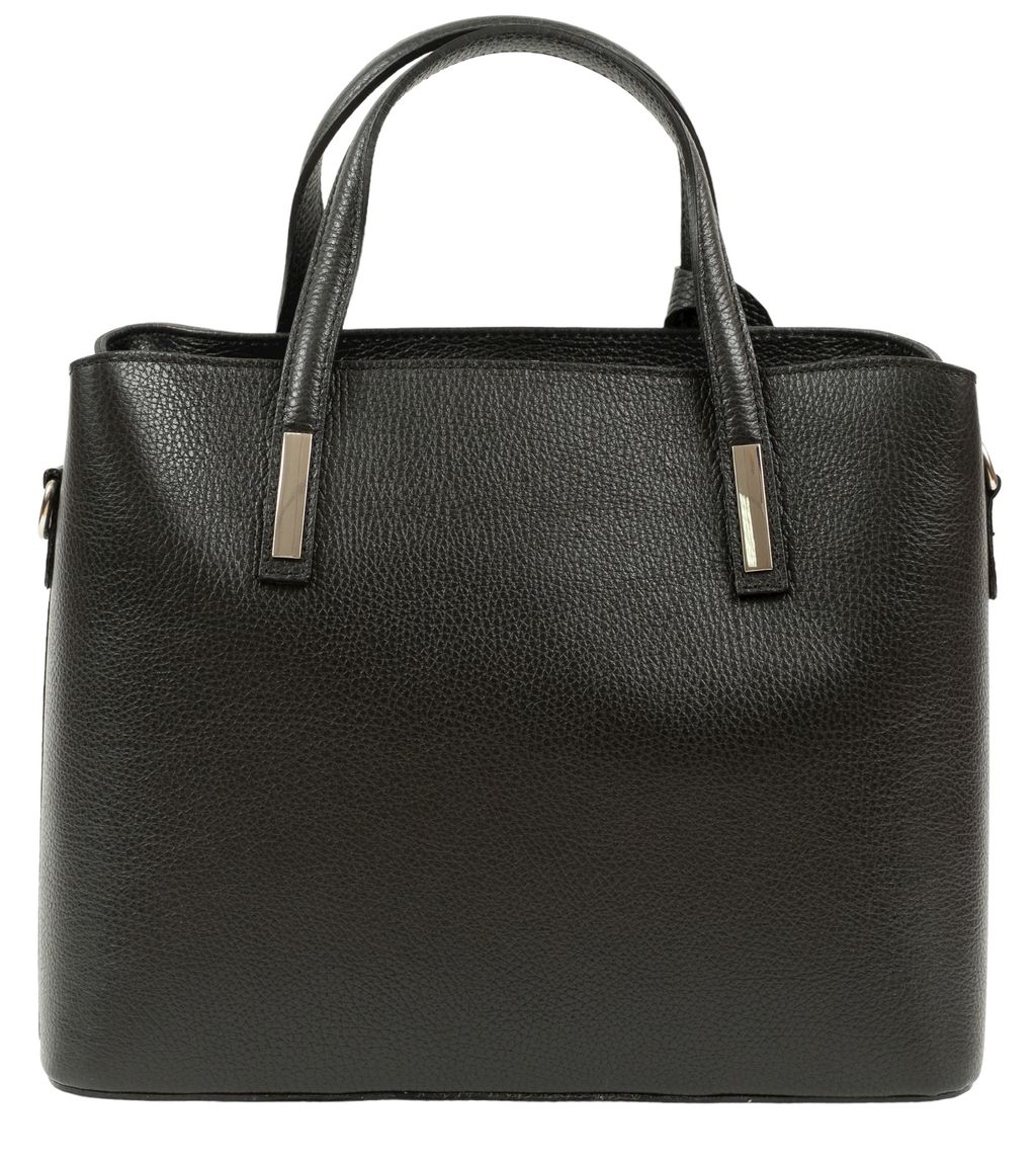 Сумка женская Sefaro из телячьей кожи средняя черная  фото 2