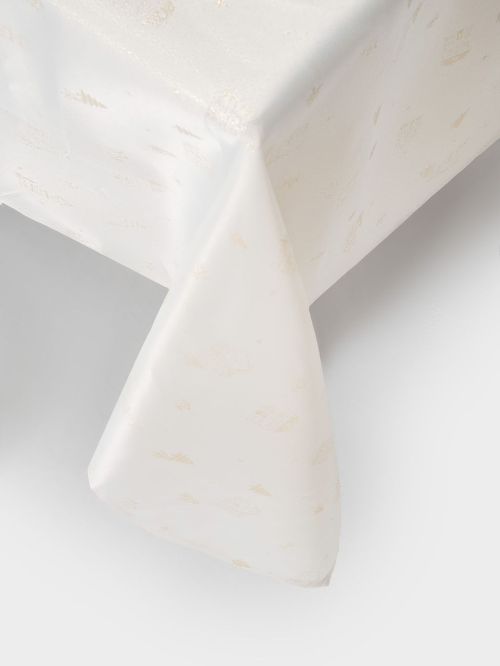 Скатерть, 170х250 см, жаккард, полиэстер, молочная, Золотистые дома, Townlet - Anna lafarg фото 4