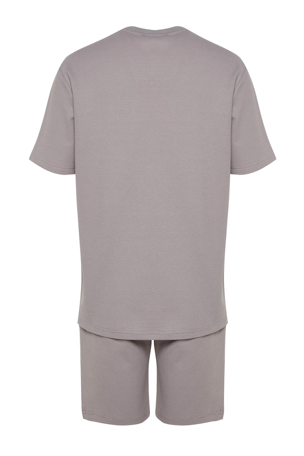 TRENDYOL MAN Mavi Regular Fit Waffle Sortlu Pijama Tak?m? TMNSS23PT00032 - Trendyolmilla фото 21