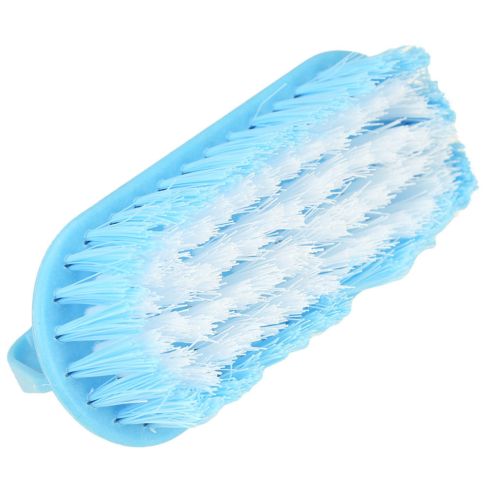 Щетка хозяйственная пластмассовое основание Радуга 13,5х5,3х5,3см, жесткая щетина 2см, мятный (Китай) - Домашняя мода фото 7