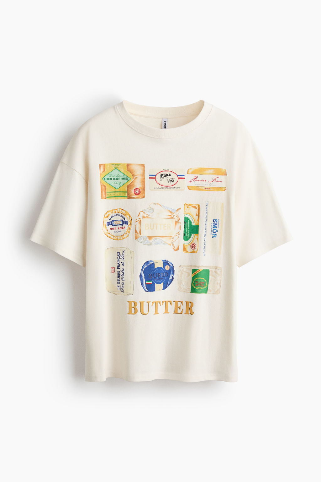 Camiseta oversize con motivo estampado - H&m фото 7