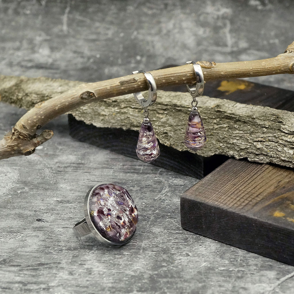 Серьги из муранского стекла - Vloes фото 6