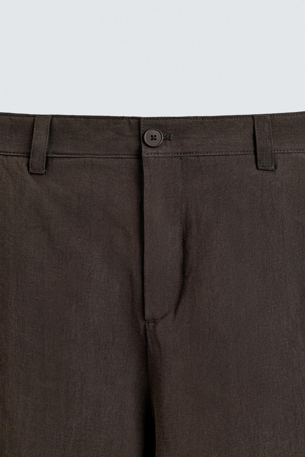 PANTAL?N FLUIDO PLIEGUES / Marr?n - Zara фото 8