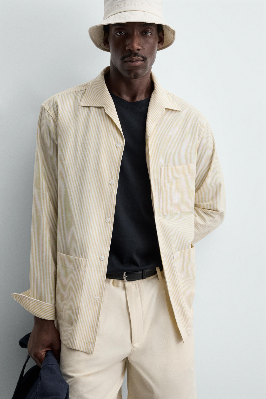 STRIPED OVERSHIRT - Zara фото 22