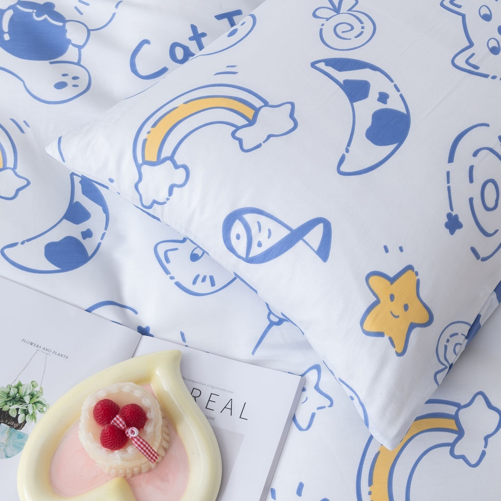 Комплект постельного белья на резинке Сатин Люкс KIDS 100% хлопок CDKR057 140*200*25/1.5 спальный/50-70 1 шт - Ситрейд фото 7