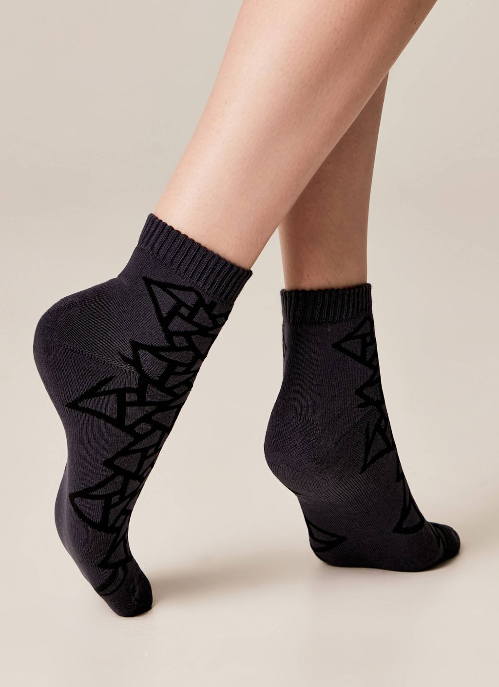 Цена за 2 пары Носки короткие Conte Elegant, Т.СЕРЫЙ  фото 2