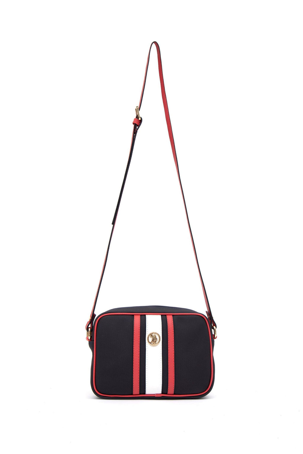 Женская темно-синяя сумка через плечо - U.s. polo assn фото 6
