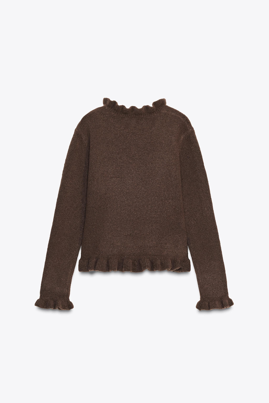RUFFLE KNIT SWEATER - Zara фото 5