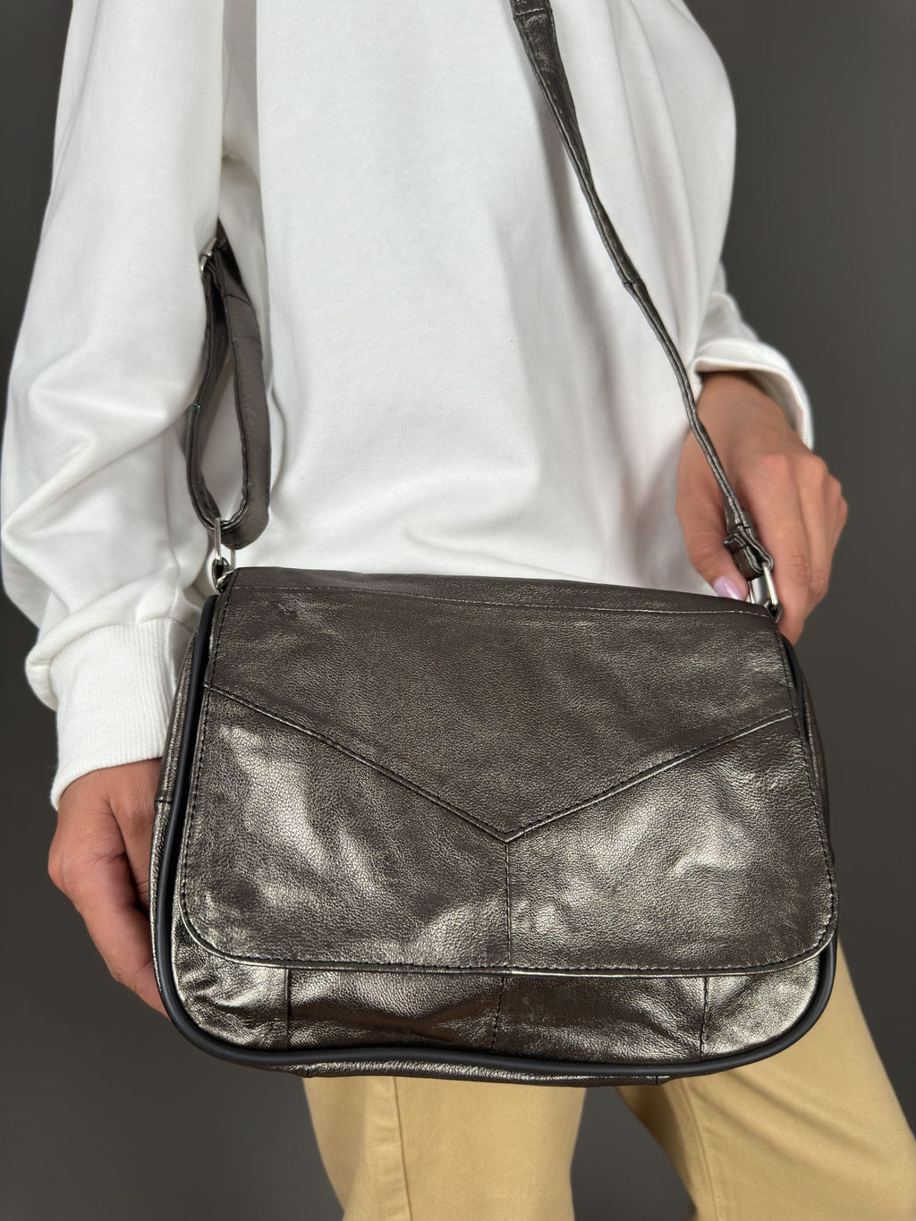 Сумка женская из телячьей кожи