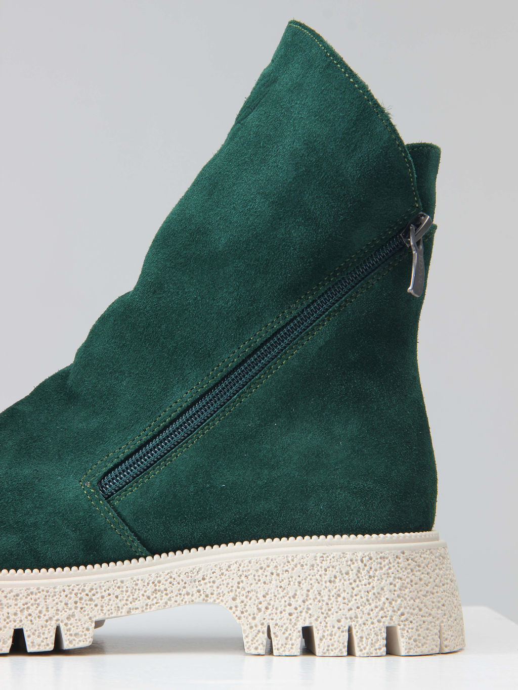 Ботинки EDART 233.1541 be. Зеленый замша/байка - Ed'art фото 15