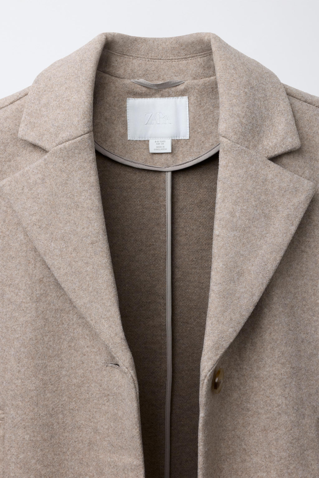 BASIC WOOL COAT - Zara фото 7