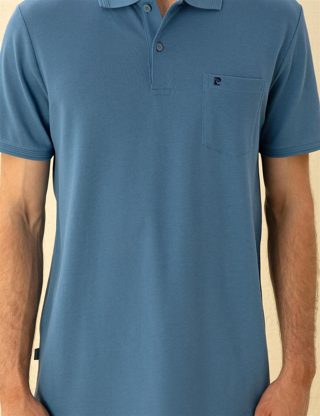 Koyu Mavi Regular Fit Basic Ti__rt