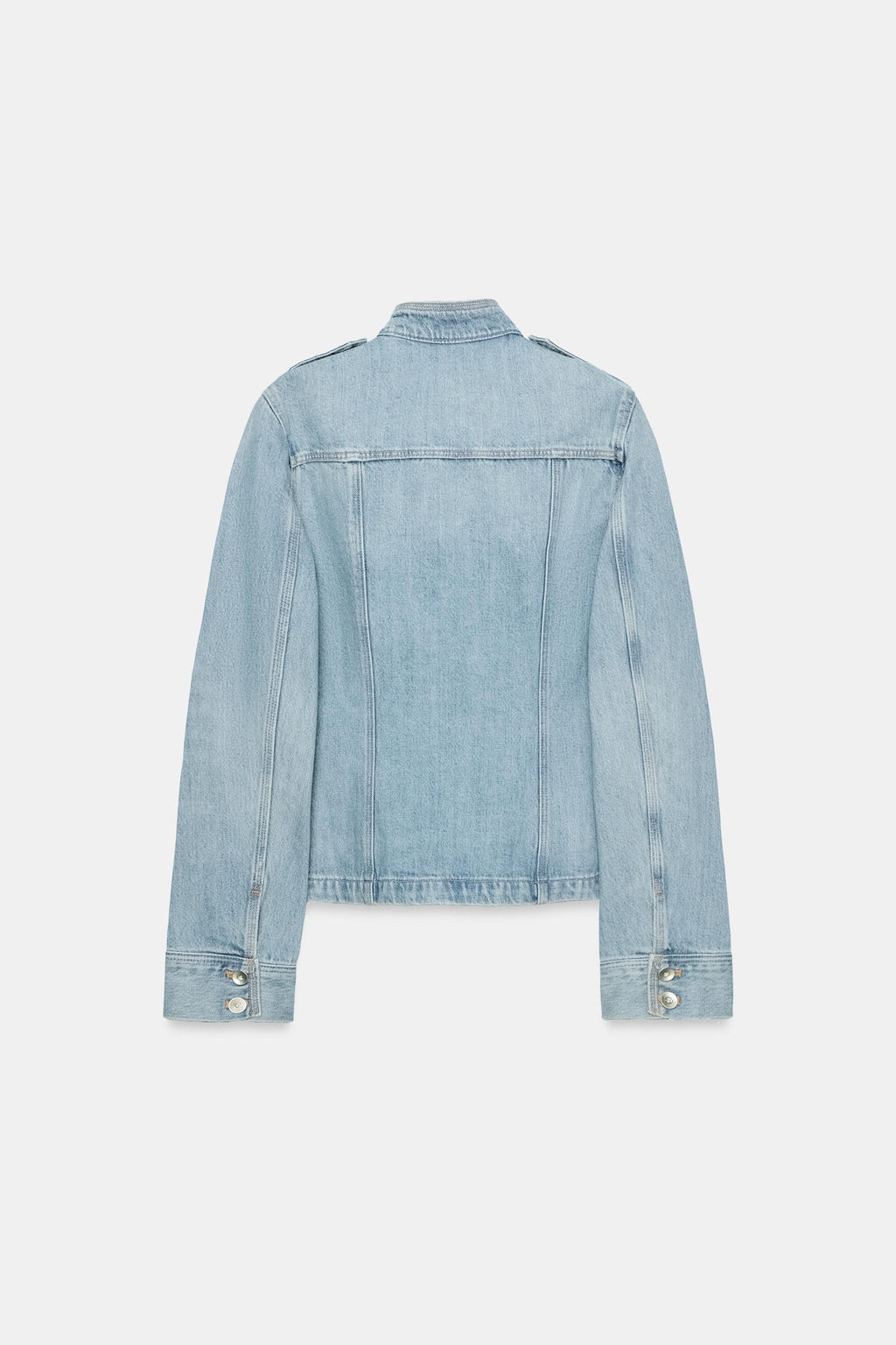 CAZADORA DENIM TRF BOLSILLOS / Azul - Zara фото 5