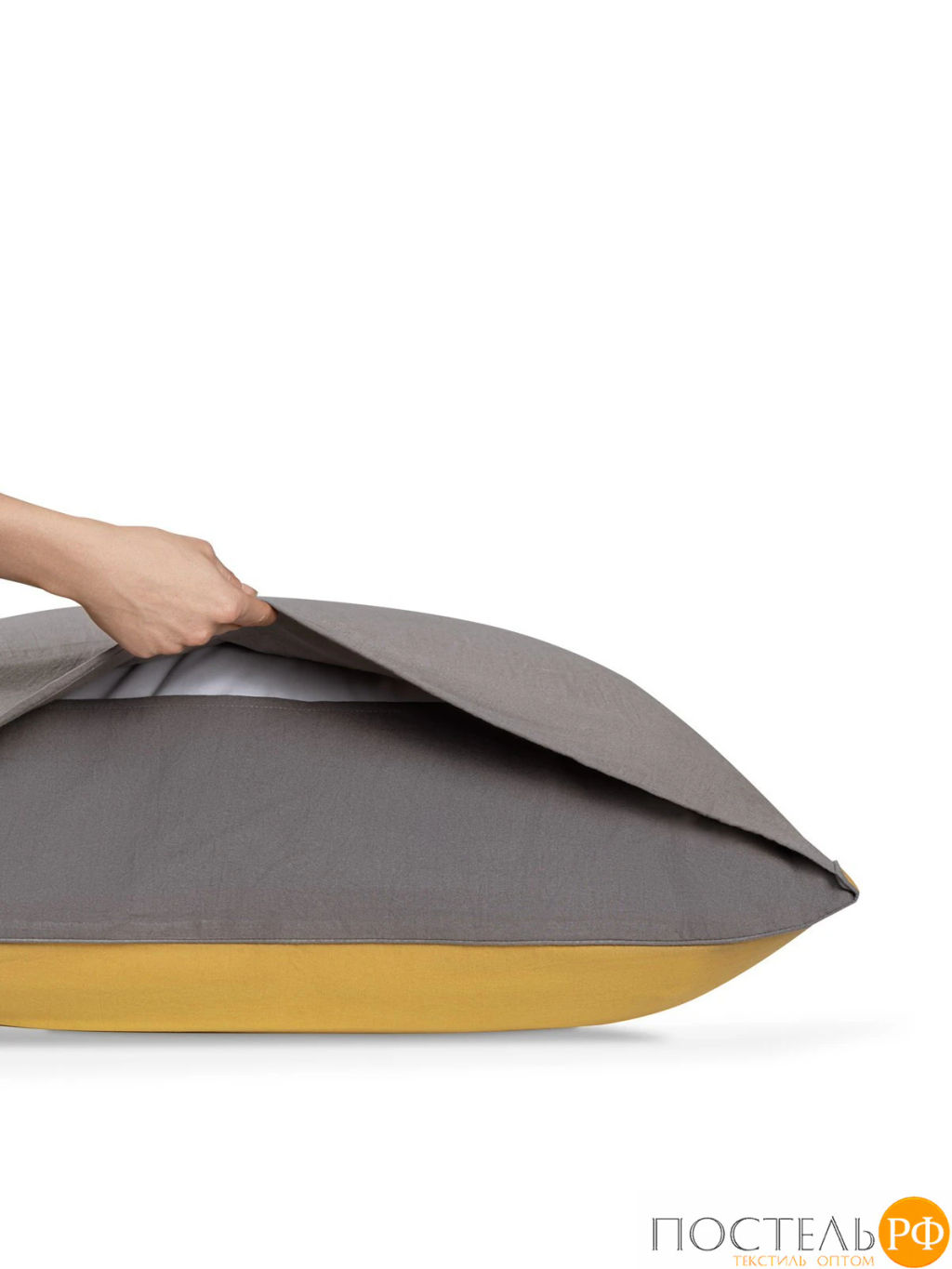 КПБ SleepiX ЮКО горчич/сер - Sleep ix фото 12