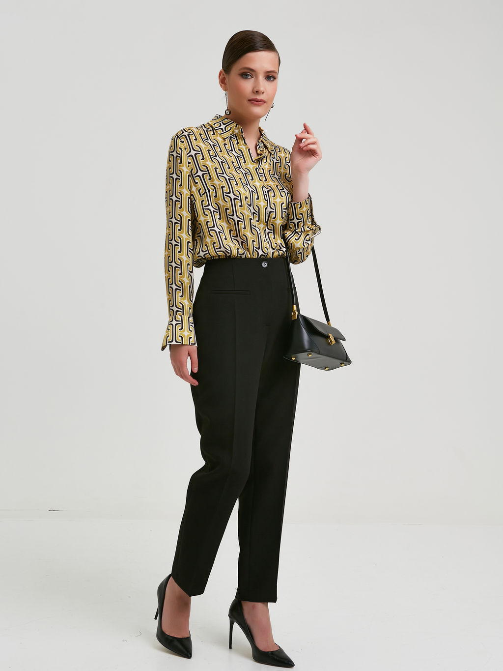 Блузка с принтом