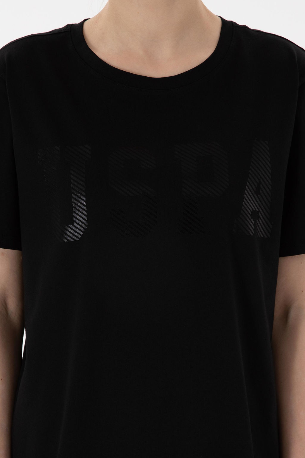 Kad_n Siyah Basic Ti__rt Sepette S_rpriz _ndirim - U.s. polo assn фото 6