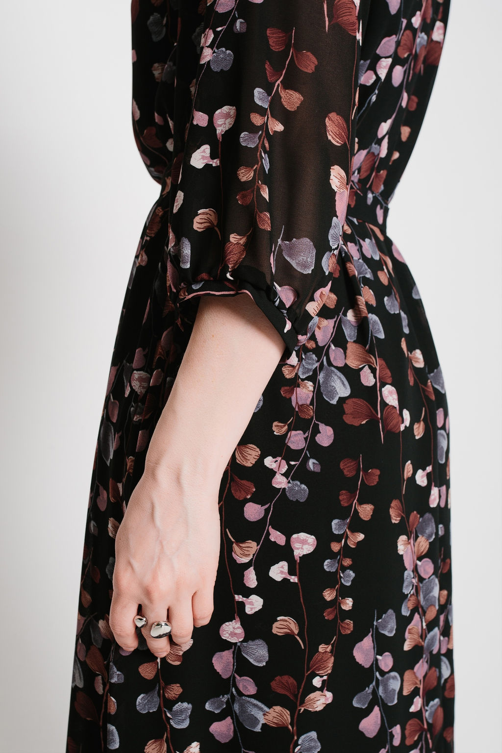 шифон+трикотаж Платье - Prima linea фото 12