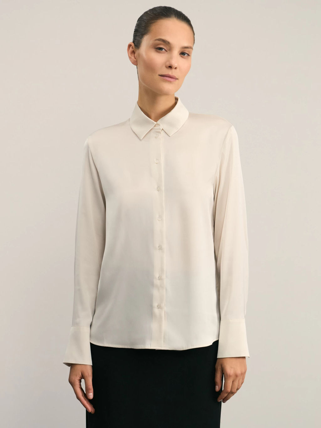 Атласная блузка / Zarina  фото 3