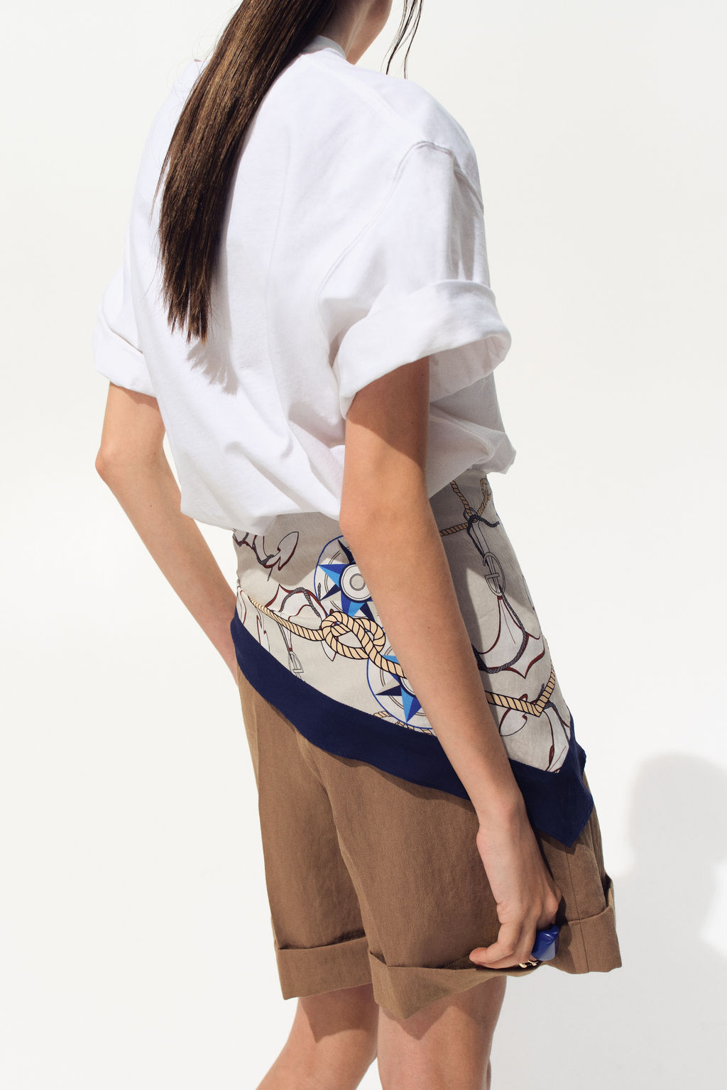 Pantal?n corto con pa?uelo - H&m фото 5