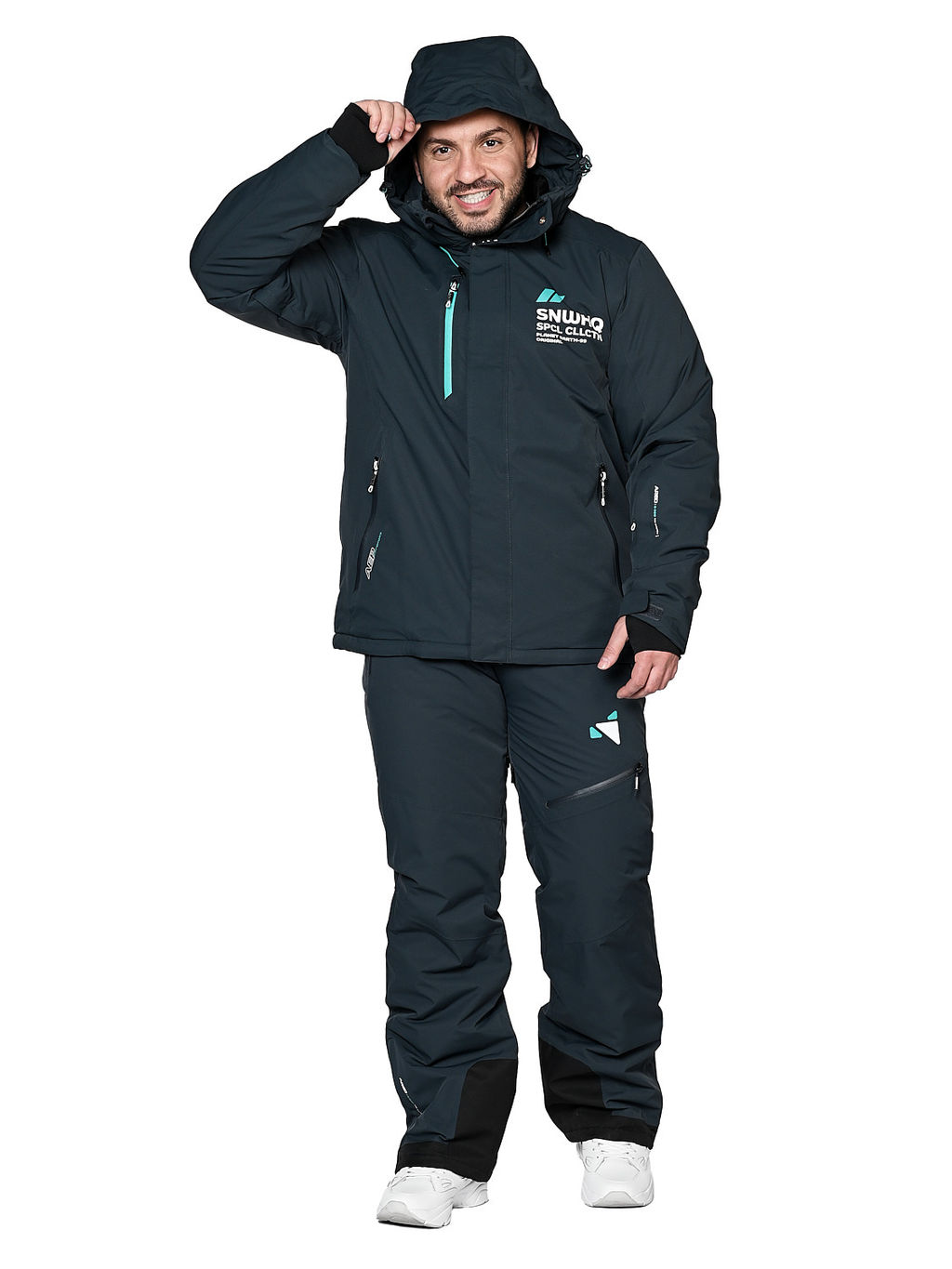 Костюм A-89103 Темно-серый