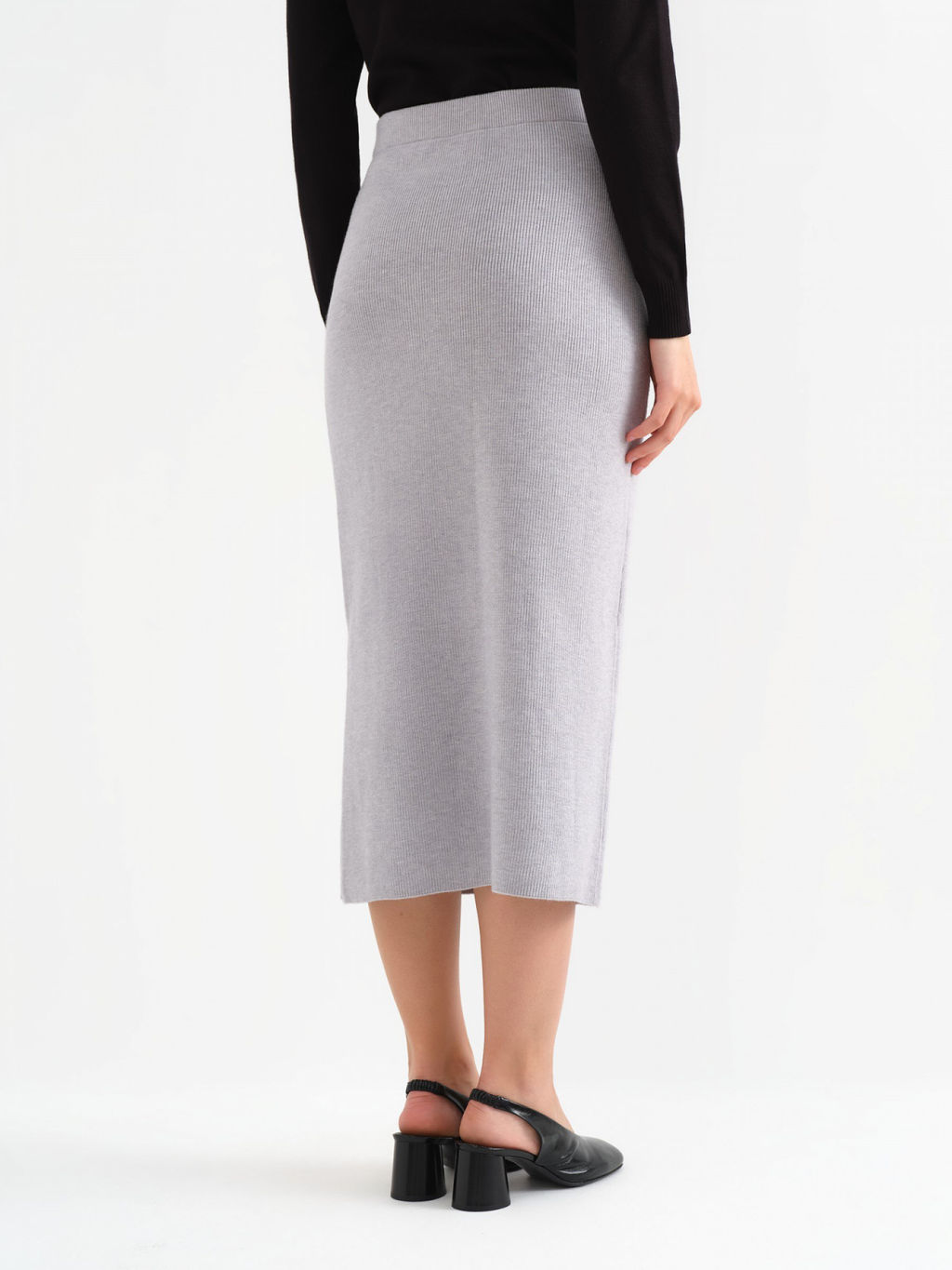 Conso/KUM 230628 - grey melange Юбка женская  фото 3