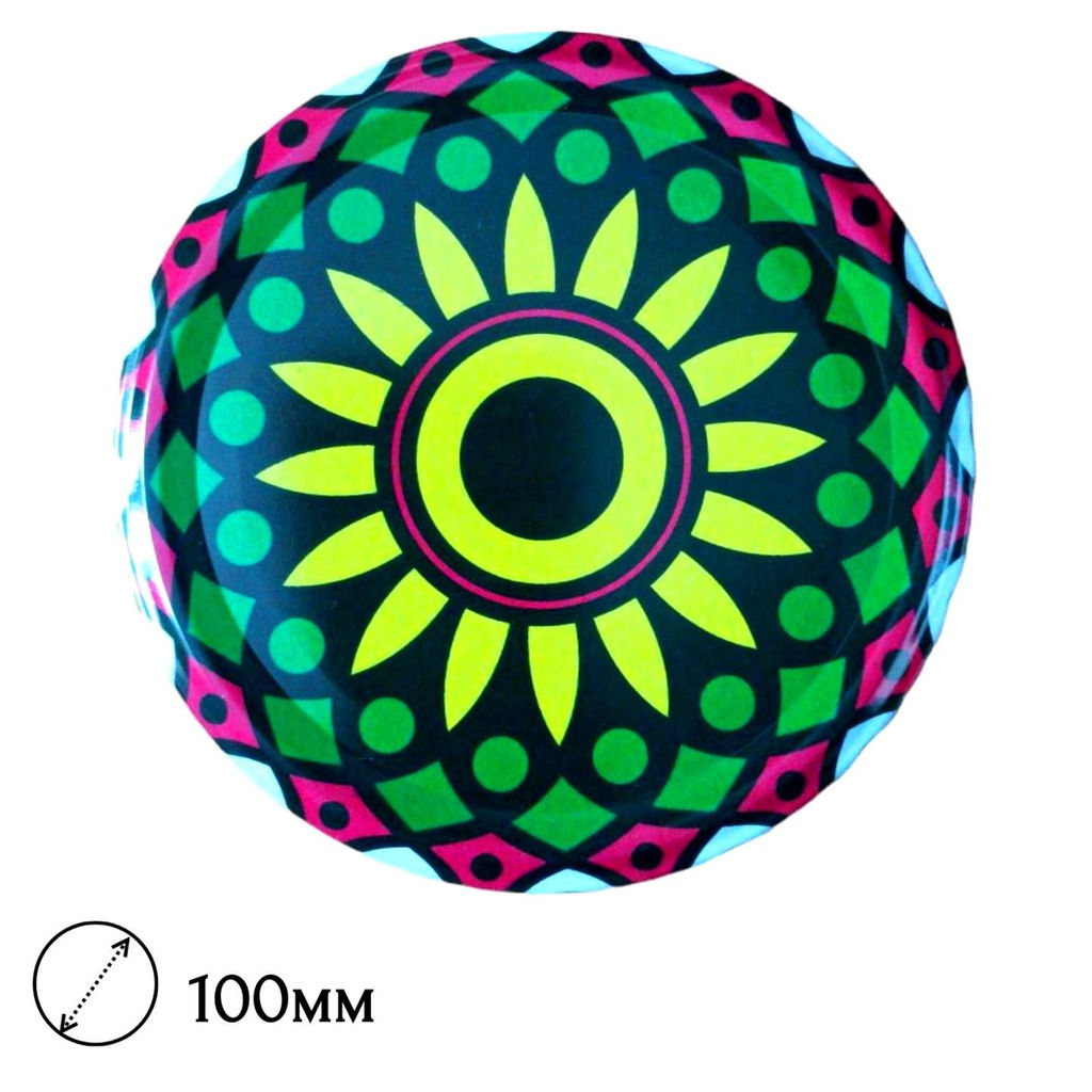 10шт. Крышка "твист-офф" d100мм (литография) "Летний муар" (Воронеж)